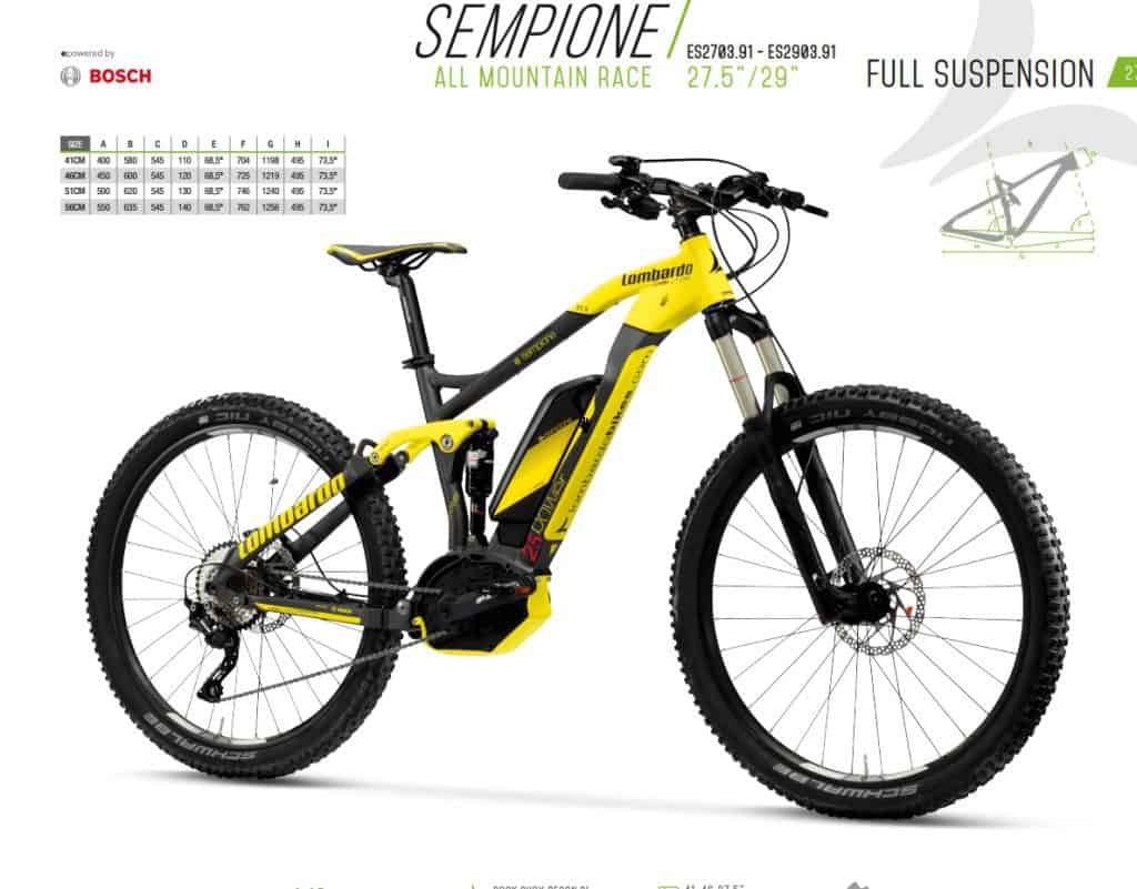 Sempione All Race Mountain eMTB enduro 2019 by Lombardo Bikes ed eBikes