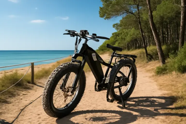 Fatbike elettrica al mare: itinerari costieri per vivere spiagge e pinete evitando zone vietate