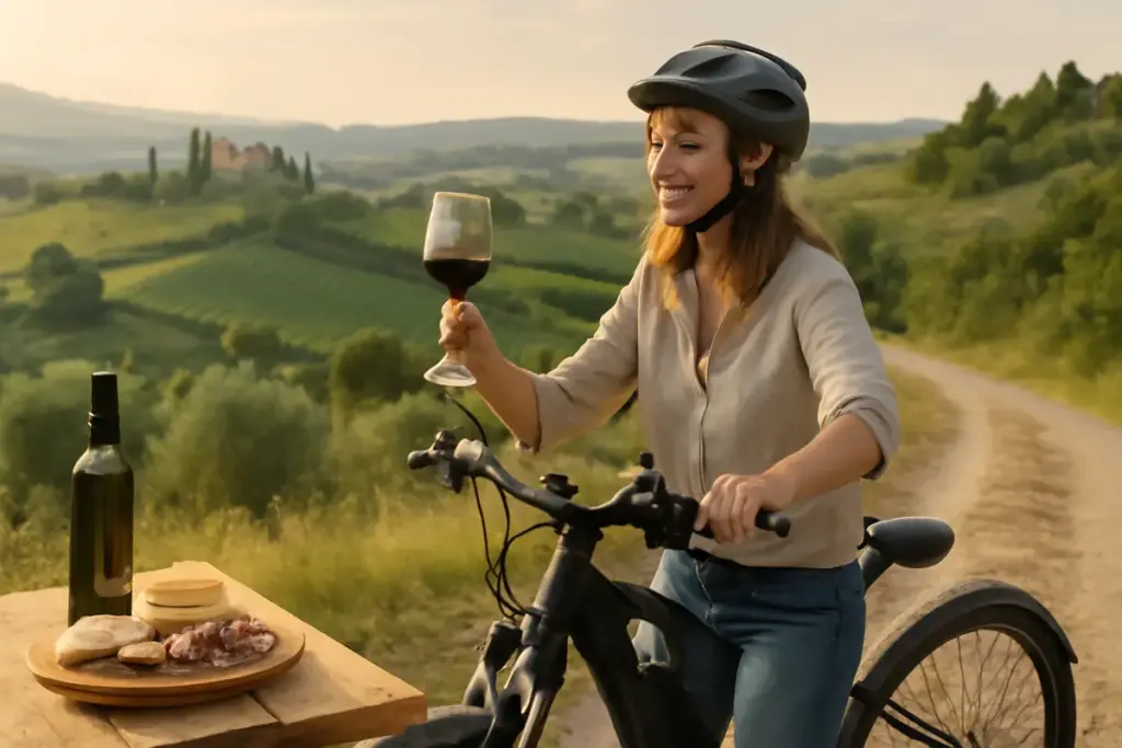 Scoprire i colli toscani in bici elettrica: percorsi enogastronomici per degustare senza affaticarsi