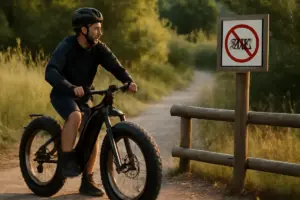 Posso attraversare aree protette con la fatbike elettrica? Regole da conoscere per non incorrere in multe