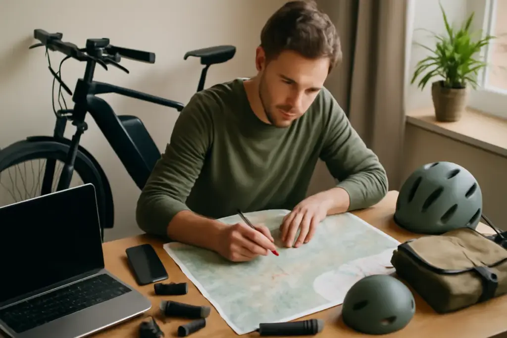 Programmare un viaggio lungo in bici elettrica: tutto il necessario per evitare imprevisti e brutte sorprese